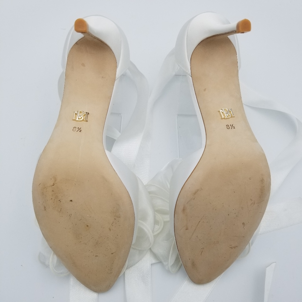 Badgley Mischka Neryssa Bowed Stiletto Heels, Soft White, Women's Size 8.5 - Picture 11 of 14